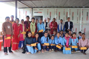 चामुण्डाबिन्द्रासैनीमा नगरउपप्रमुख कार्यक्रम अन्तरगत छात्रवृत्ति प्रदान…..